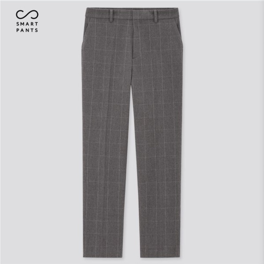 Uniqlo 2 Way Stretch Gray Ankle Pants, Size XS. Casual Business Career Office